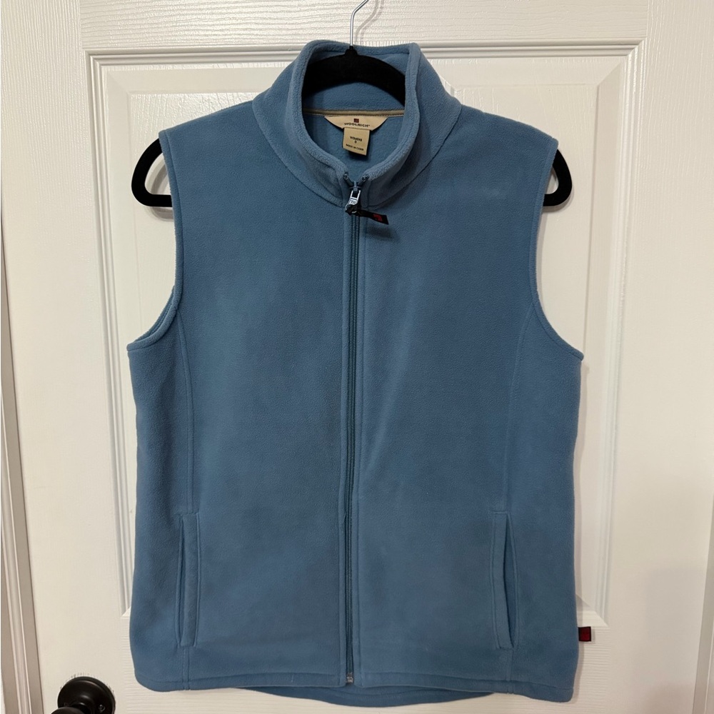 WOOLRICH women’s fleece vest size‎ small blue